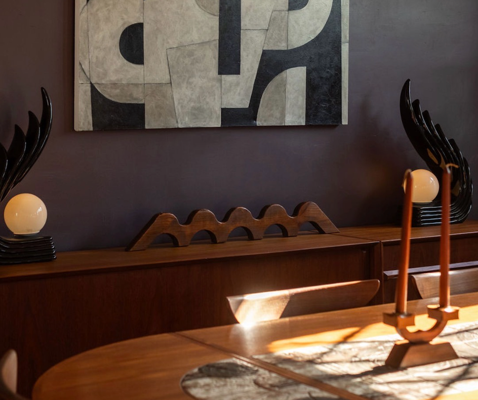Wave Wood Candelabra by Endeya