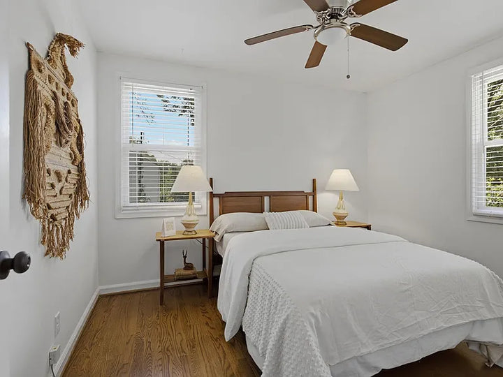 Mid-Century Modern Full Headboard and Footboard